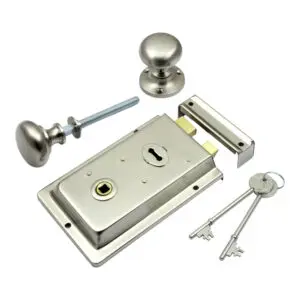 Rim Lock <br>+ Mushroom Rim Knob