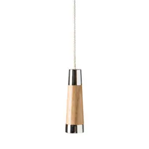 Conical Light Pull <br>with Oak Round
