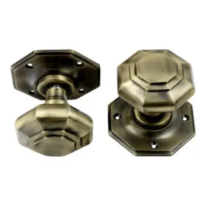 Flat Octagonal <br>Mortice Knobs
